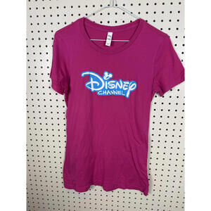 vintage y2k Disney Channel Pink Graphic T-Shirt sz med